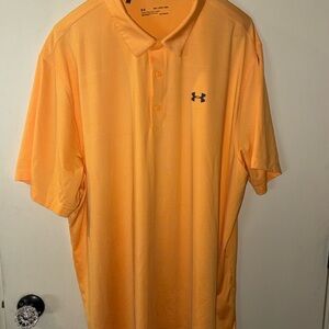 Under Armour Men's 3xl  Bright Orange Polo Shirt